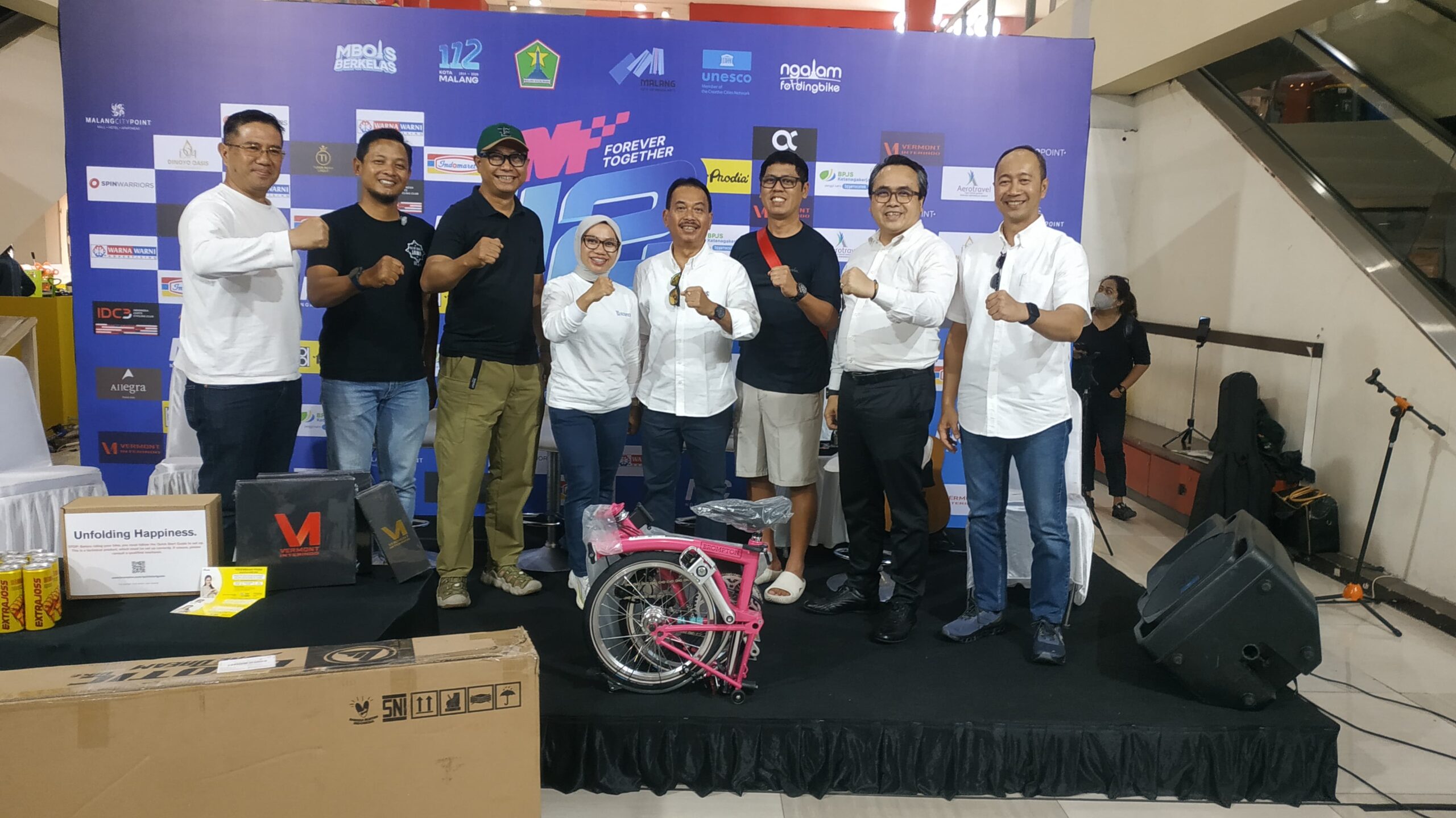 M112 Forever Bugar Start-Finish di MCP, 500 Peserta Siap Gowes 64 Kilometer Keliling Malang