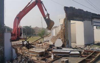 Persiapan Muktamar ke-35 NU, 6 Ruko dan 2 Fasum di Tambakrejo Jombang Dibongkar