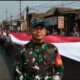 81 Meter Merah Putih Membelah Bumiayu, 69 Linmas Tempuh Kirab 8 Kilometer