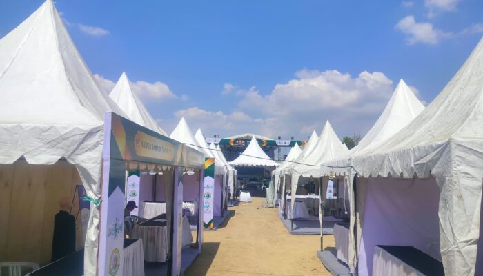 Muktamar ke-35 NU Jombang: Tenda Utama Berdiri, 200 AC Dikebut Terpasang