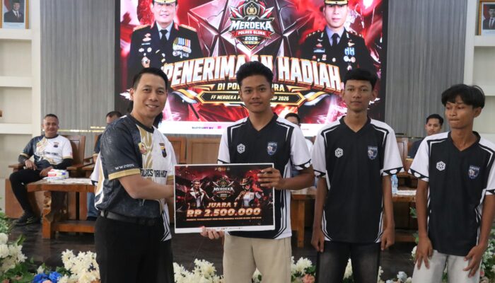 Turnamen Free Fire Polres Blora Meriah, Pelajar SMK Migas Cepu Raih Juara Pertama