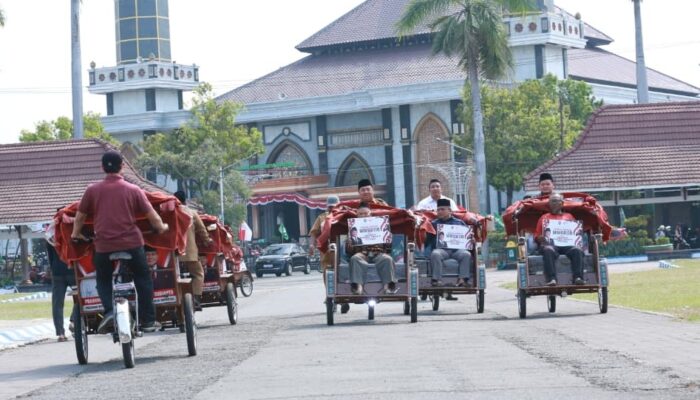 Peserta Muktamar NU ke-35 di Jombang Bisa Naik Becak Listrik Gratis dari Presiden