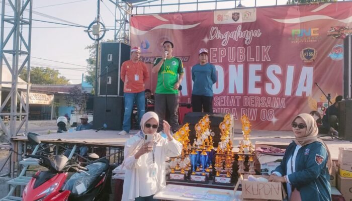 Camat Tulangan Buka Jalan Sehat HUT RI ke-81 di RW 08 Perumtas 3 Grabagan-Sidoarjo, Dorong Warga Rawat Fasum-Fasos