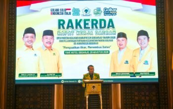 Tancap Gas Hadapi Pemilu 2029, Rakerda Golkar Sidoarjo Mulai Matangkan Strategi dan Konsolidasi