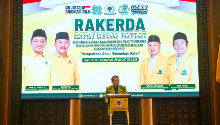 Tancap Gas Hadapi Pemilu 2029, Rakerda Golkar Sidoarjo Mulai Matangkan Strategi dan Konsolidasi