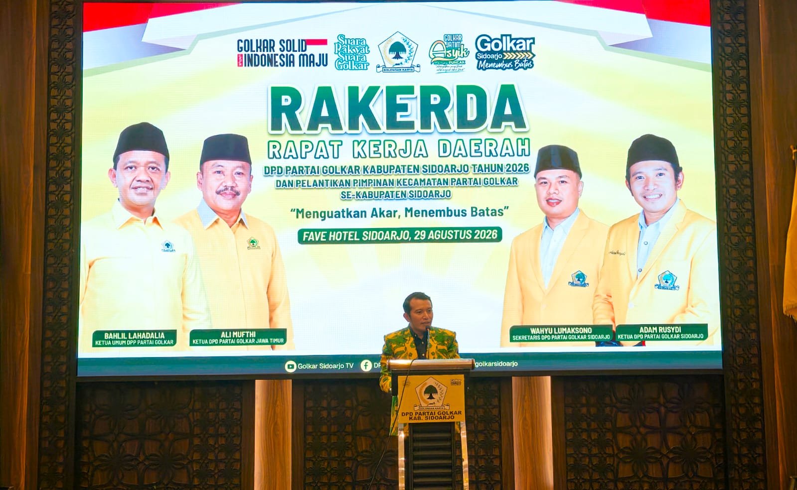 Tancap Gas Hadapi Pemilu 2029, Rakerda Golkar Sidoarjo Mulai Matangkan Strategi dan Konsolidasi