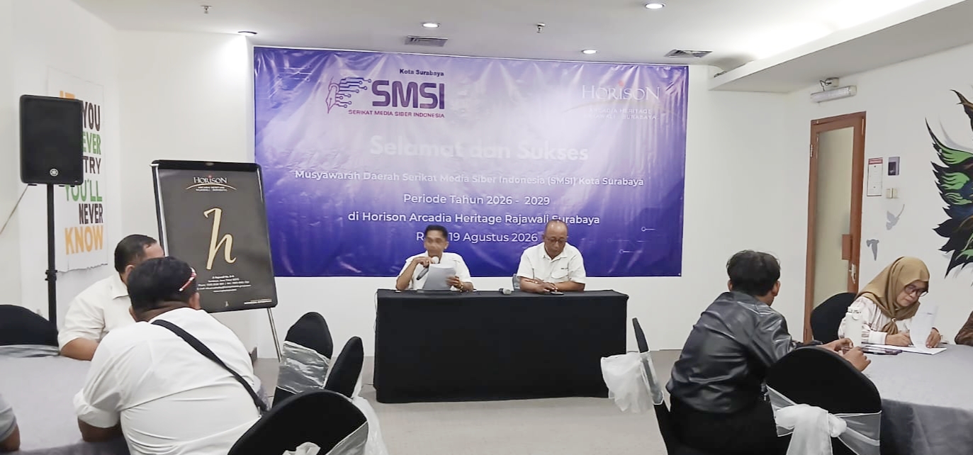 Terpilih Aklamasi Periode 2026-2030, Iskandar Pribowo Kembali Pimpin SMSI Kota Surabaya