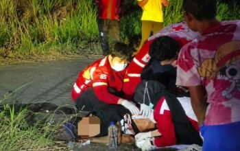 Pengendara Vespa Dibacok Begal di Palmerah Atas Cemorokandang, Luka di Perut Dilarikan ke RSSA