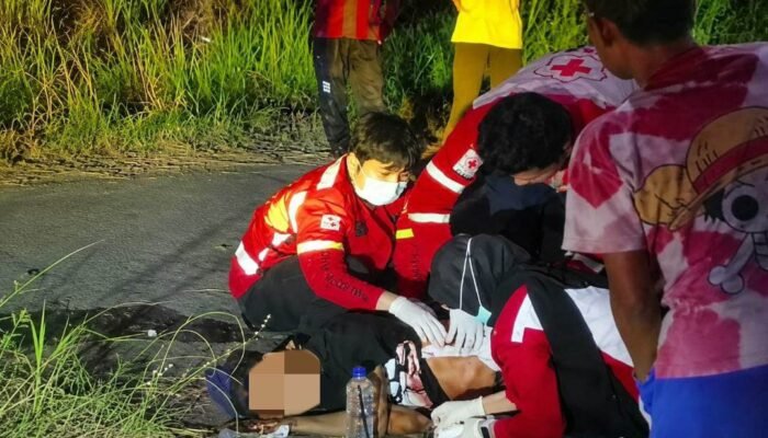 Pengendara Vespa Dibacok Begal di Palmerah Atas Cemorokandang, Luka di Perut Dilarikan ke RSSA