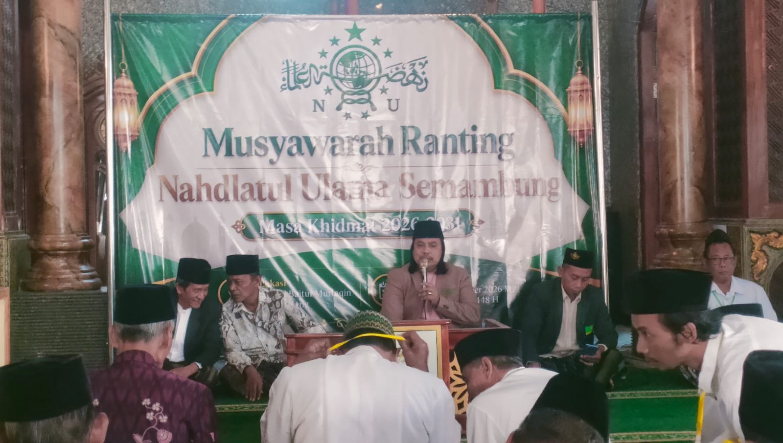 Tingkatkan Tertib Administrasi dan Regenerasi, MWCNU Wonoayu Buka Musran NU Desa Semambung