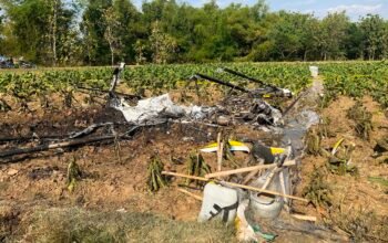 Pesawat Aerosport Jatuh dan Terbakar di Blora, Dua Awak Selamat