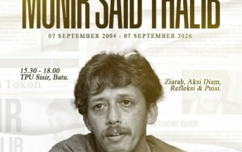 22 Tahun Munir, Aktivis Malang Rawat Ingatan dan Tolak Lupa