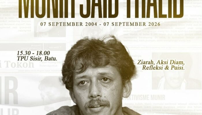 22 Tahun Munir, Aktivis Malang Rawat Ingatan dan Tolak Lupa
