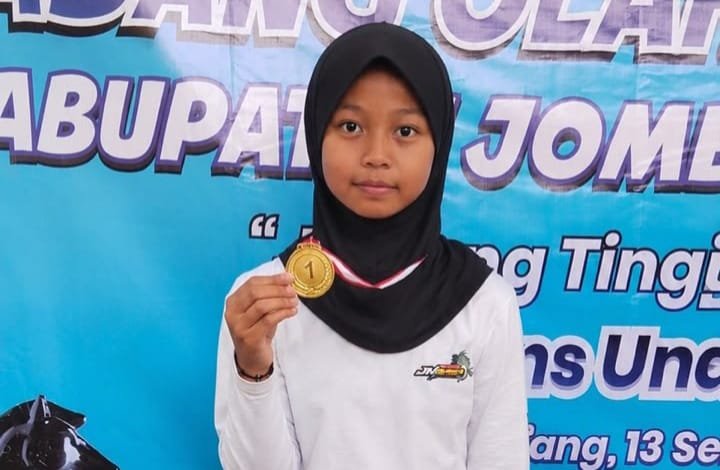 Tekun Latihan di Klub Pionmas, Ufaira Salsabila Fitria Juara Catur PORKAB Jombang 2026