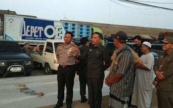 Jelang Pembongkaran Puluhan Lapak Pasar Gadang, Wahyu-Kapolresta Cek Lokasi