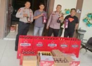 Peredaran Miras Ilegal di Wonosalam Jombang Dibongkar, Ratusan Botol Disita