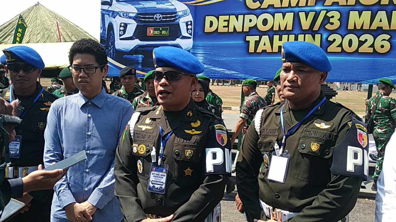 Bukan Cuma Pembekalan, Denpom V/3 Malang Uji Kemampuan Prajurit Kendalikan Kendaraan