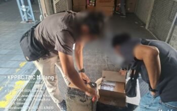 Jalur Ekspedisi Dibidik, Bea Cukai Malang Amankan 134 Ribu Batang Rokok Ilegal