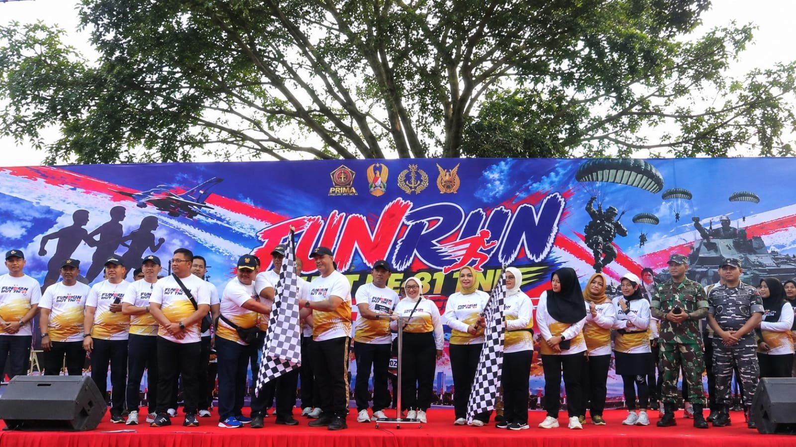 Bhaswara Run Menggelegar di Malang, Ribuan Pelari Ramaikan HUT ke-81 TNI