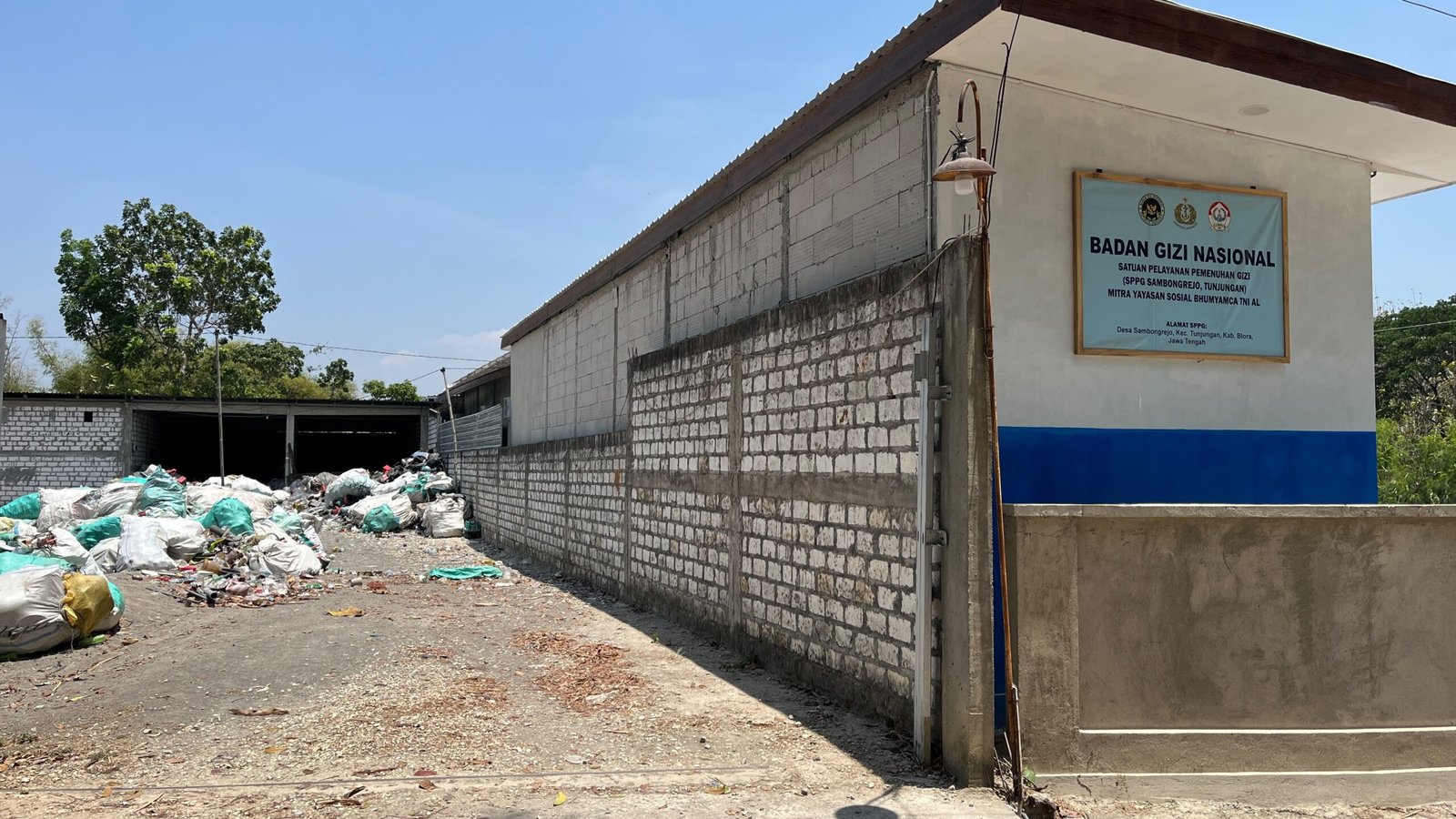 Lokasi Dapur SPPG Sambongrejo Berdempetan dengan Gudang Pengolahan Sampah, Dinkes Ingatkan Potensi Risiko Higiene
