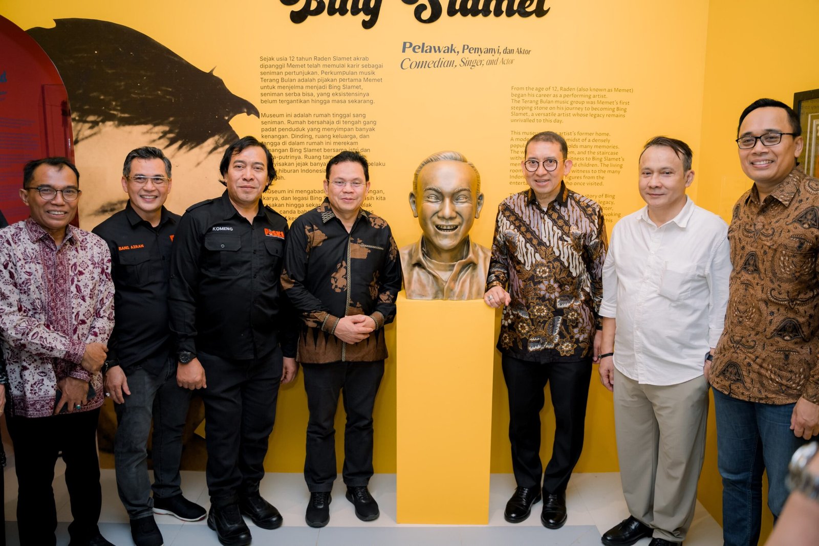 Museum Bing Slamet Dibuka, Achmad Azran Dorong Warisan Maestro Tak Berhenti Jadi Kenangan