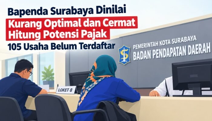 Bapenda Surabaya Dinilai Kurang Optimal dan Cermat Hitung Potensi Pajak, 105 Usaha Belum Terdaftar