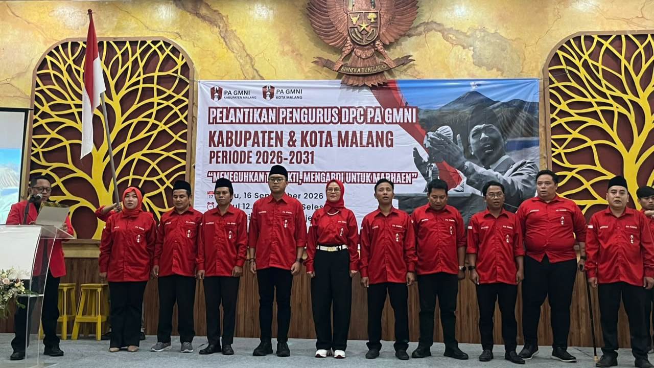 Pelantikan Pengurus DPC PA GMNI Kabupaten Malang, Nasib Kaum Marhaen Jadi Sorotan