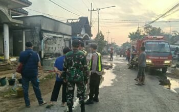 Bengkel Motor dan Rumah di Pagelaran Terbakar, Kerugian Ditaksir Rp350 Juta