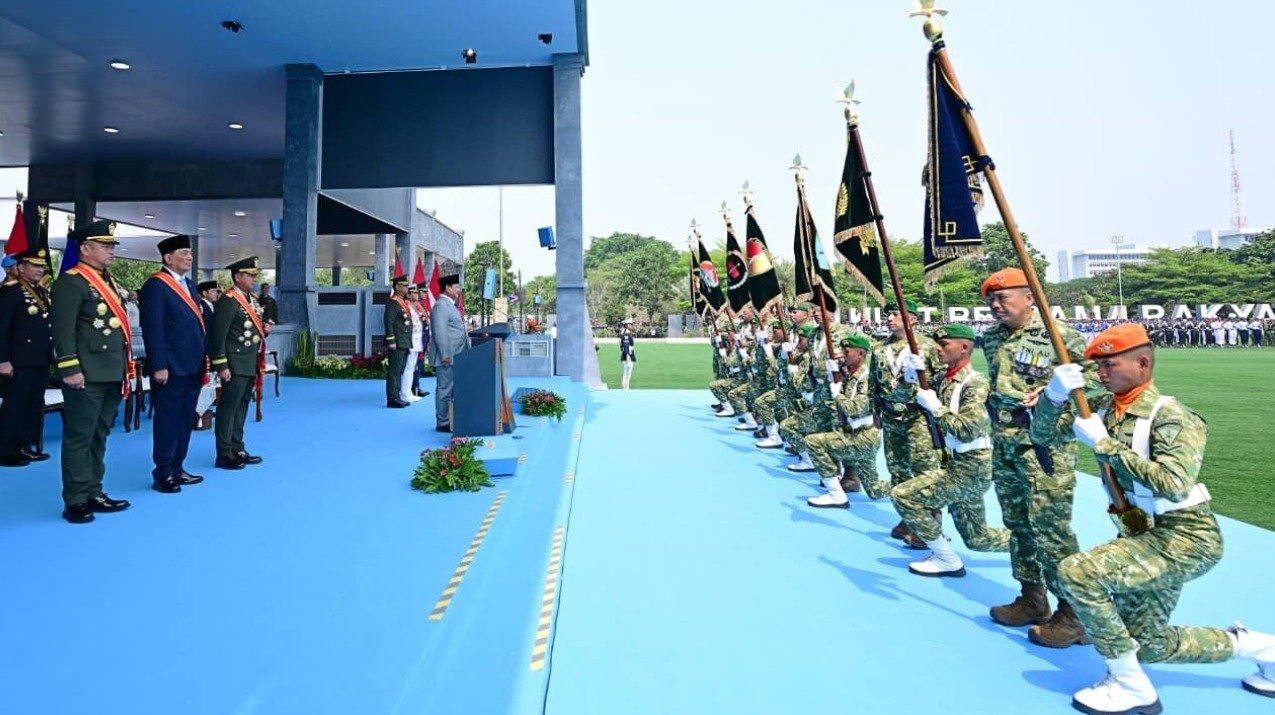 Prabowo Resmikan 204 Satuan Baru TNI, Struktur Pertahanan Diperluas di Sejumlah Daerah