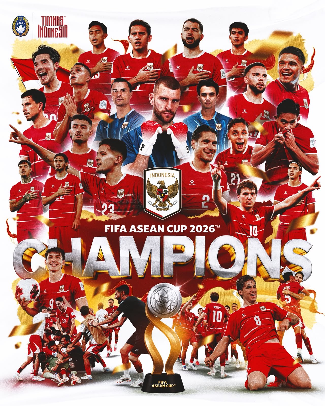 Indonesia Juara FIFA ASEAN Cup 2026, Taklukkan Thailand Lewat Adu Penalti