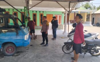 Pick Up Terbakar di Ngrandu Lor Jombang, Polisi Selidiki Penyebab Kebakaran