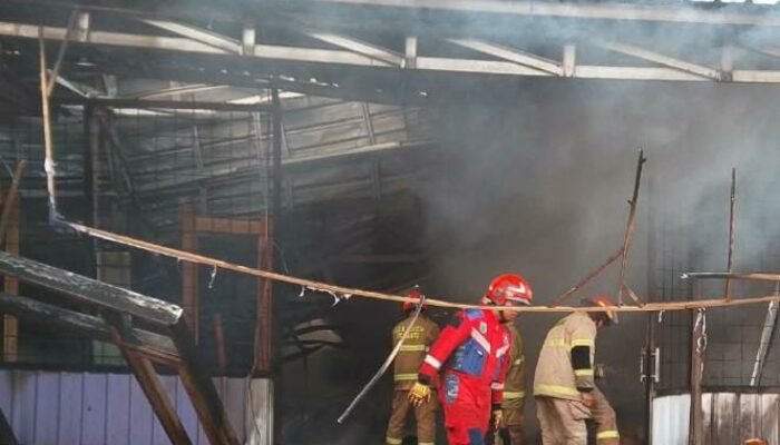 Gudang Kayu di Dau Dilalap Api, Kerugian Ditaksir Tembus Rp200 Juta
