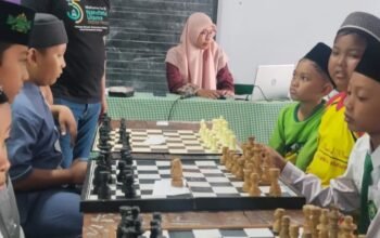 Porseni Catur MI se-Kecamatan Mojoagung Diikuti 44 Atlet, Ini Daftar Juara Putra dan Putri