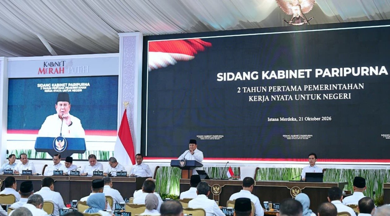 Prabowo Puji Kekompakan Kabinet, Capaian Dua Tahun Pemerintahan Jadi Ukuran Publik