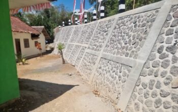 Jalan Bumirejo–Sukodono Dampit Sempat Terancam Longsor, Dinding Penahan Tanah Rampung 100 Persen