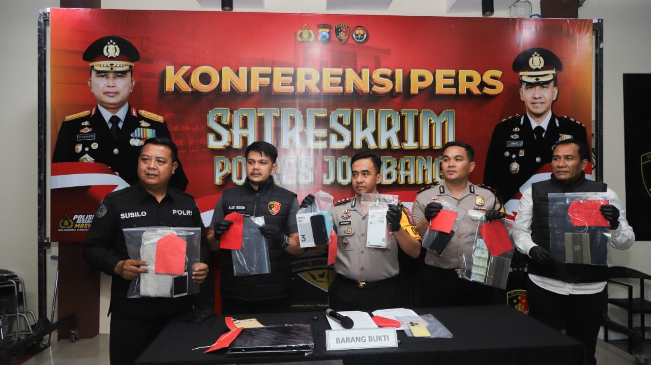 14 Kasus Pencurian Terungkap di Jombang, Polisi Sita 5 Motor dan 7 HP