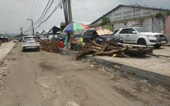 Progres Jalan Pasar Gadang 82 Persen, Pengaspalan dan Betonisasi Belum Tuntas