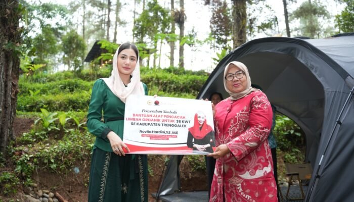 Ubah Limbah Jadi Pupuk Bernilai, Novita Hardini Salurkan 36 Mesin Pencacah untuk KWT Trenggalek