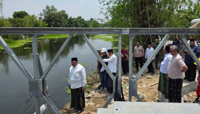 Terputus Sejak 2019, Jembatan Kudubanjar Jombang Segera Dibuka Kembali