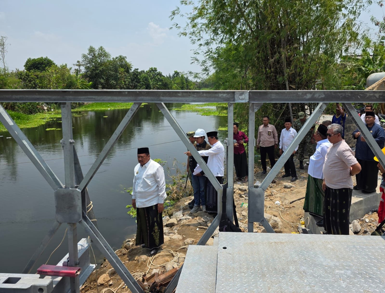 Terputus Sejak 2019, Jembatan Kudubanjar Jombang Segera Dibuka Kembali