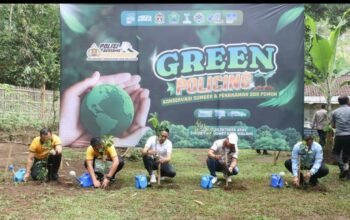 Green Policing, 200 Pohon Buah Ditanam di Sumber Juwet, Wahyu Hidayat Tekankan Perawatan