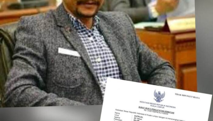 Azhari Cage Tanggung Rp22 Juta untuk Pulangkan Jenazah Warga Aceh dari Malaysia